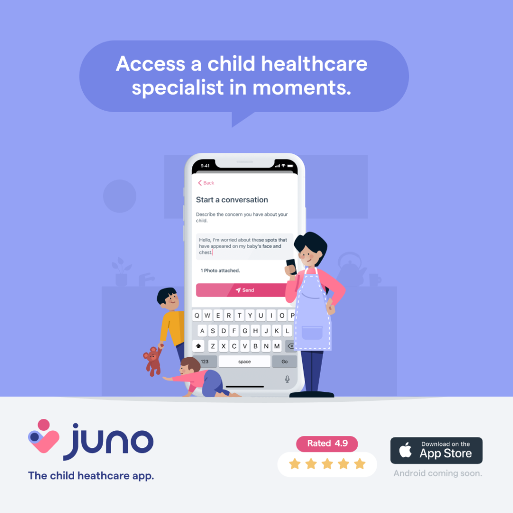 Juno: app with on-demand access to consultant paediatricians